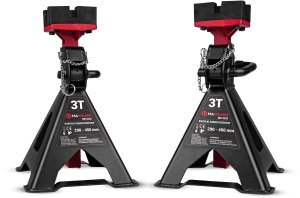 KOBYŁKI SAMOCHODOWE WARSZTATOWE PODPORY PODSTAWKI BLOKADA [3T] 2SZT MAPOWER 7