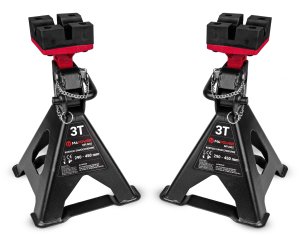 KOBYŁKI SAMOCHODOWE WARSZTATOWE PODPORY PODSTAWKI BLOKADA [3T] 2SZT MAPOWER 9