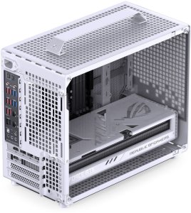 Jonsplus Z20 Mesh PC-Gehuse, Mini Tower, Micro-ATX, mit Tragegriff - wei 3