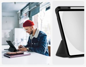 Etui Tech-Protect SmartCase Pen Canvas do Apple iPad 10.9" 2022 / 11" 2025 Obsidian Black 9