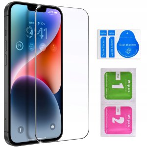 Etui do iPhone 13 | 14 silikonowe MATOWE + Szkło ochronne na ekran 9H 5