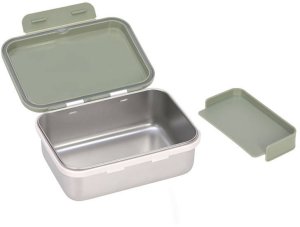 Lassig Lunchbox ze stali nierdzewnej Happy Prints oliwkowy 4