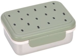 Lassig Lunchbox ze stali nierdzewnej Happy Prints oliwkowy 6