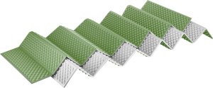 Nils Extreme NC17103 KARIMATA SKŁADANA TURYSTYCZNA Z PODBICIEM ALUMINIOWYM + XPE 195 CM ZIELONA NILS CAMP 12