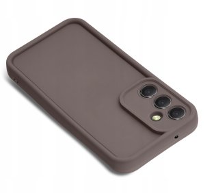 Etui do Samsung A35 5G silikonowe MATOWE + Szkło ochronne na ekran 9H 3