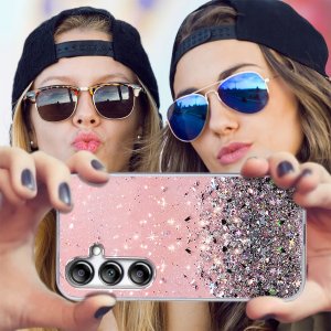 Etui do Samsung Galaxy A55 | A55 5G CASE BROKAT PLECKI + SZKŁO OCHRONNE 9H 5