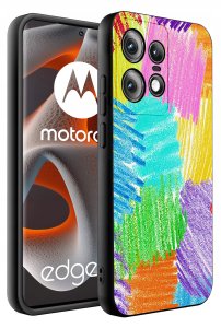 Etui do Motorola Moto EDGE 50 Pro WZORY |SILIKONOWE MATT CASE 2