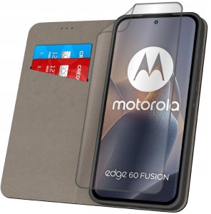krainaGSM Etui z klapką do Motorola Edge 60 Fusion | 60 Pro Zamykane Futerał + Folia 2