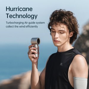 Mini dmuchawa Jisulife Handheld Fan Pro1 FA53 (ABS) przenośny wiatraczek wentylator USB - biały 3