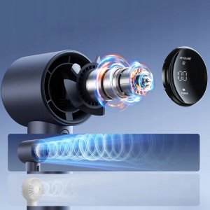 Mini dmuchawa Jisulife Handheld Fan Pro1 FA53 (ABS) przenośny wiatraczek wentylator USB - niebieski 6