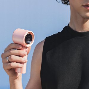 Mini dmuchawa Jisulife Handheld Fan Pro1 FA53 (ABS) przenośny wiatraczek wentylator USB - różowy 5