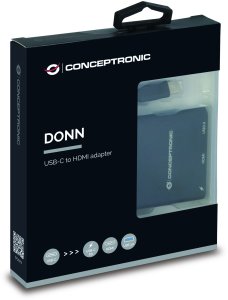 CONCEPTRONIC 3-1 Dock USB-C->HDMI,USB3.0,100WPD 25cm sw 3