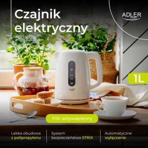 Czajnik elektryczny 1,0 L | STRIX | Obrotowa podstawa | 14