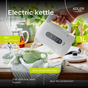 Czajnik elektryczny 1,0 L | STRIX | Obrotowa podstawa | 15