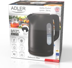 Czajnik elektryczny 1,7 L | STRIX | Płaska grzałka | Automatyczne wyłączanie | czarny 11