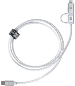 Kabel USB USB-C - Lightning 1 m Biały (ERPW2CL100-WH) 2
