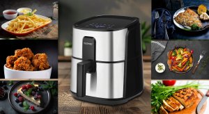 FRYTOWNICA BEZTŁUSZCZOWA ZAF 6000 6L 1500W AIR FRYER 5