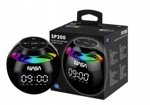 Głośnik Bluetooth 5.0 Nasa Sp200 2x Alarm Budzik + Lampa Lampka Rgb Led / Nasa Sp200 3