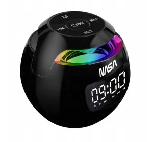 Głośnik Bluetooth 5.0 Nasa Sp200 2x Alarm Budzik + Lampa Lampka Rgb Led / Nasa Sp200 6
