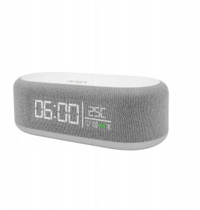 Głośnik Bluetooth Zegar Ładowarka Indukcyjna Qi Lampa Led Alarm Nasa Spc400 / Nasa Spc400 1
