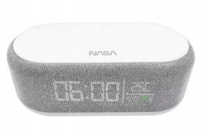 Głośnik Bluetooth Zegar Ładowarka Indukcyjna Qi Lampa Led Alarm Nasa Spc400 / Nasa Spc400 6