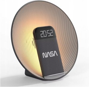 Głośnik Bluetooth Zegar Ładowarka Qi Lampa Led Biały Szum Alarm Nasa Spc600 / Nasa Spc600 6
