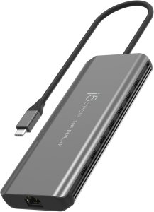 j5create JCD398-N stacja dokująca Przewodowa USB 3.2 Gen 2 (3.1 Gen 2) Type-C Szary 2