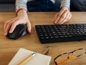 Mysz A4TECH FSTYLER FB45 CS AIR2  RF (2.4G+BT) Stone Grey (Silent) 7