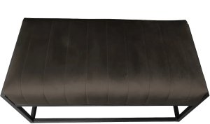 Ławka LILU MG VELVET brązowa ATOS 2