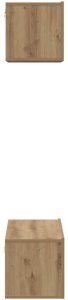 vidaXL Zestaw szafek RTV z półką 2 pcs dąb artisan 80 x 30 x 30 cm 8