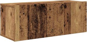 vidaXL Zestaw szafek RTV z półką 5 pcs Stare drewno Standardowe Średni 6