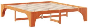 vidaXL Stelaż łóżkowy Brązowy 180 x 200 cm Lite drewno sosnowe 8