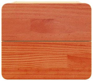 vidaXL Stolik nocny Woskowy brąz 39 x 34 x 33 cm Lite drewno sosnowe 6