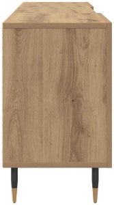 vidaXL Szafka pod telewizor z półką dąb artisan 150 x 30 x 50 cm 7