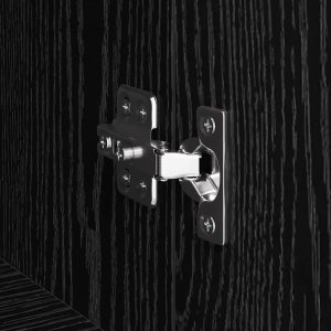 vidaXL Szafka pod telewizor z półką Czarny dąb 150 x 30 x 50 cm 9