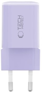 TECH-PROTECT NCM33 2-PORT NETWORK CHARGER PD 33W / QC3.0 BABY PURPLE 3