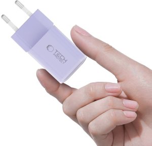 TECH-PROTECT NCM33 2-PORT NETWORK CHARGER PD 33W / QC3.0 BABY PURPLE 5