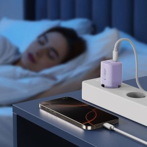 TECH-PROTECT NCM33 2-PORT NETWORK CHARGER PD 33W / QC3.0 BABY PURPLE 7