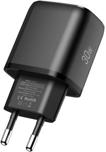 TECH-PROTECT NCA30 2-PORT NETWORK CHARGER PD 30W / QC3.0 BLACK 3