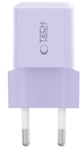 TECH-PROTECT NCM25 1-PORT NETWORK CHARGER PD 25W BABY PURPLE 3