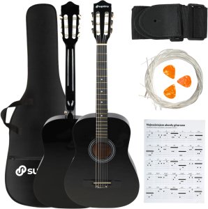 SUPRIMO CGS2 BK gitara klasyczna 4/4 czarna do nau 5