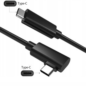 Kabel kątowy przewód 5M USB-C - USB-C do Okularów gogli VR Oculus Quest 3 2 3