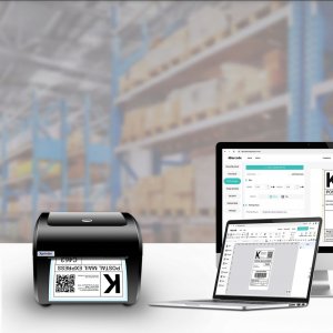 Drukarka Etykiet Kurierskich Termiczna XPrinter XP-423B (USB+LAN+WiFi) 2025 2