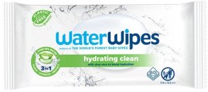 WaterWipes Hydrating Clean chusteczki nawilżane dla dzieci z ekstraktem z aloesu 60szt 1