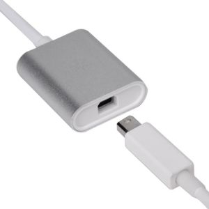 Adapter USB SilverStone Brak USB-C - HDMI USB-C - VGA USB-C - DisplayPort Mini Srebrny  (SST-EP11S) 1