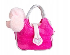 *****Pudel pluszowy różowy w torebce 2002341 3