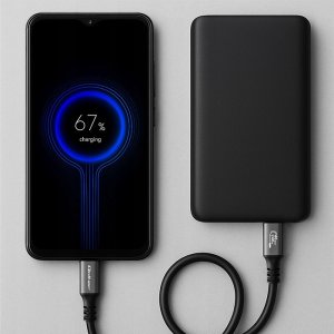 Kabel USB4 Ultra-Fast | USB-C PD 240W | Thunderbolt 3/4 | 4K |   40Gb/s | 1m | Czarny 2