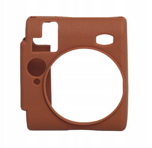 Pokrowiec LoveInstant Futerał Etui Pokrowiec Case Silikon Do Fuji Fujifilm Instax Mini 99 Brązowy 5