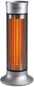 Promiennik podczerwieni przenośny Zenet ZET-516, Grzejnik promiennik, srebrny, 1000W 1