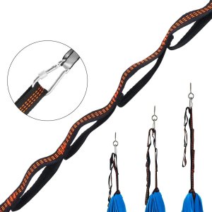 HUŚTAWKA SENSORYCZNA TERAPEUTYCZNA DLA DZIECI HAMAK 280x150cm 100kg Granatowy 3